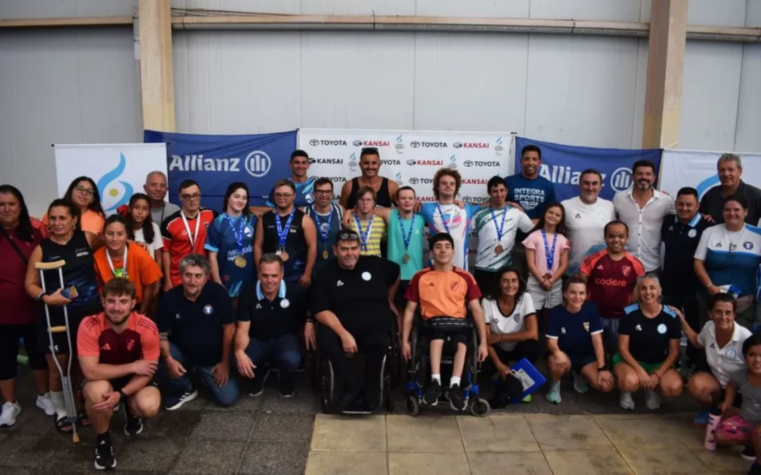Finalizo el open internacional de natación paralímpica del Copar